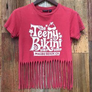 American Eagle Fringe Tee Small